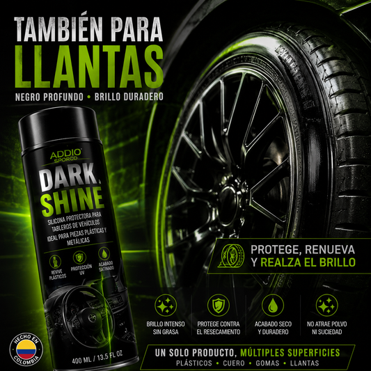 DARK SHINE - RESURADOR DE PARTES NEGRAS DE TU VEHICULO