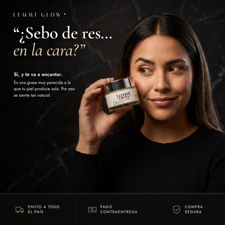 Sebo de res en la cara: sí, y te va a encantar