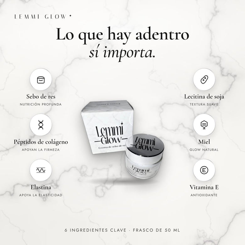 Ingredientes de Lemmi Glow